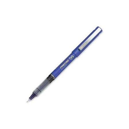 Pilot Pilot Precise V5 Rollerball Pen, Non-Refillable, Extra Fine, 0.5mm, Purple Ink, Dozen 25106